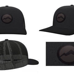 Circle Peaks Leather Patch Trucker Hat