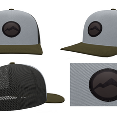 Circle Peaks Leather Patch Trucker Hat