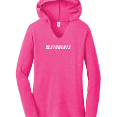 Ladies Students Hooded Long Sleeve