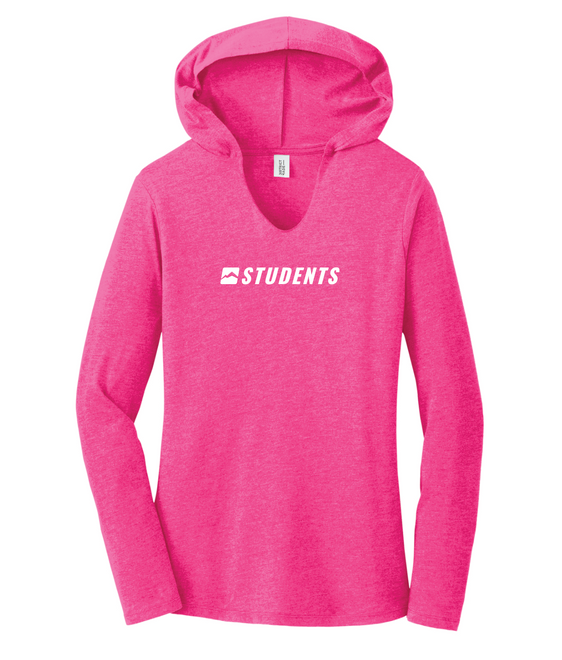 Ladies Students Hooded Long Sleeve