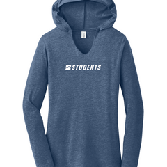 Ladies Students Hooded Long Sleeve