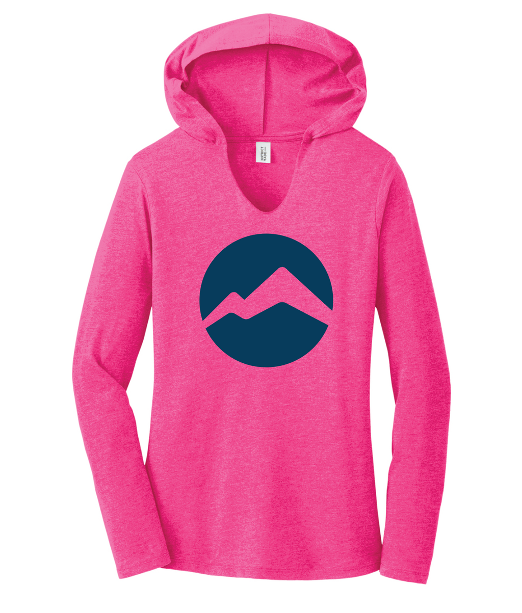 Circle Peaks Ladies Hooded Long Sleeve