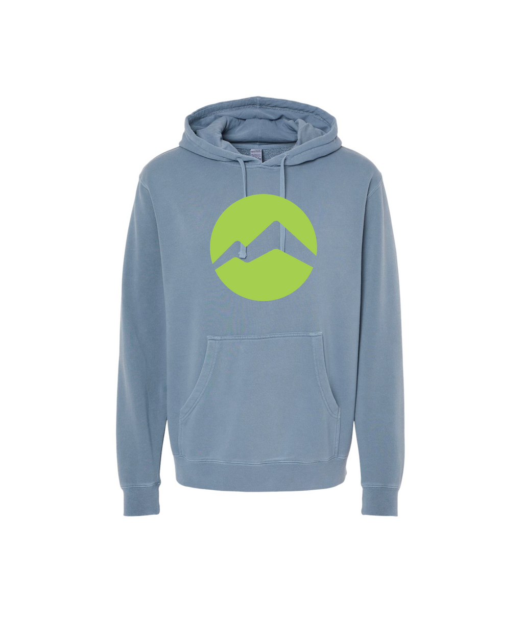 Circle Peaks Pigment-Dyed Hooded Sweatshirt