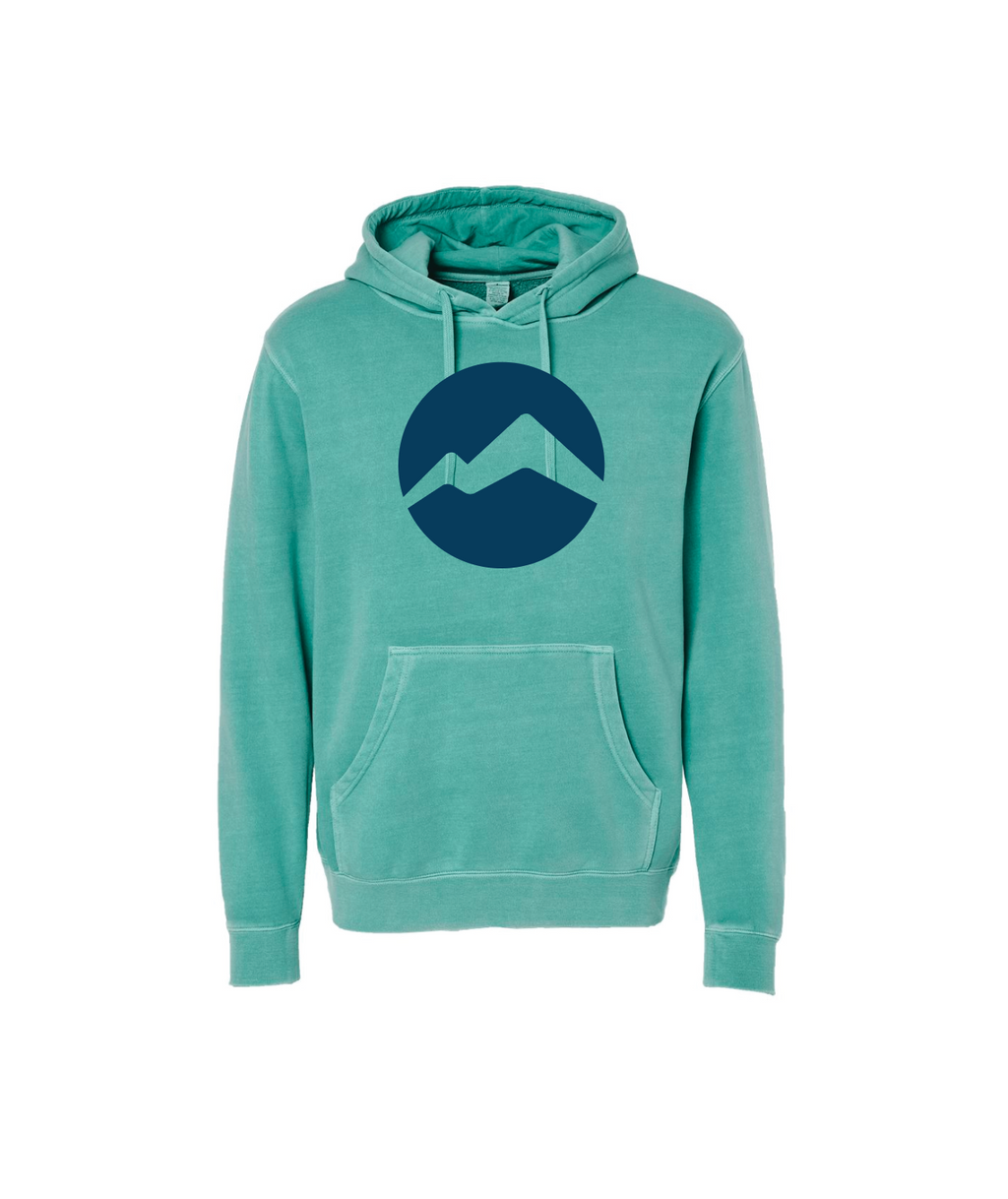 Circle Peaks Pigment-Dyed Hooded Sweatshirt