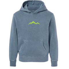 Youth Mountain Peaks Pigment-Dyed Hooded Sweatshirt