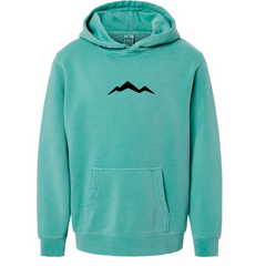 Youth Mountain Peaks Pigment-Dyed Hooded Sweatshirt